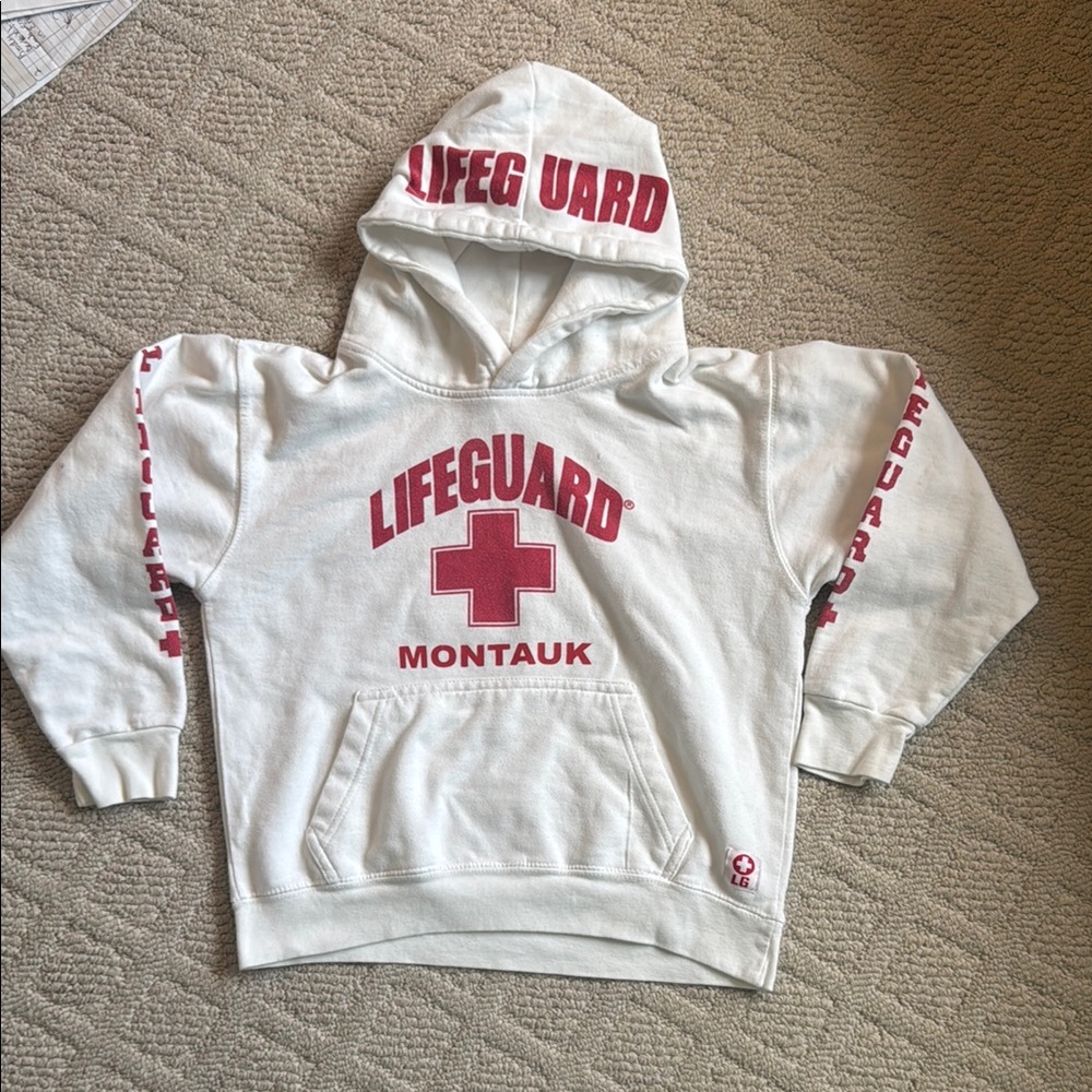 Iconic Youth Lifeguard Montauk Pullover Hoodie